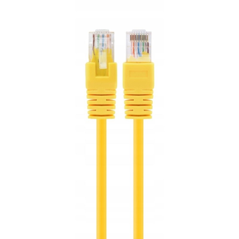 Gembird Patch Cord CAT.5e Cast Casing 0.5m Yellow (PP12-0.5M/Y) (GEMPP12-0.5M/Y)