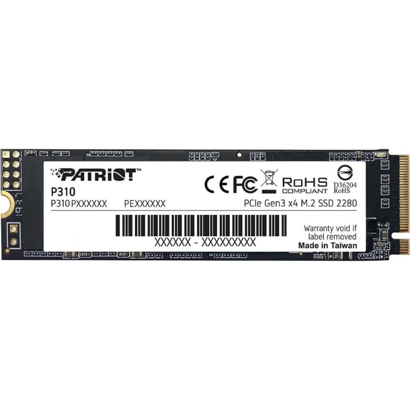 Patriot P310 240 GB PCIe 3.0 x4 NVMe 1.3 M.2 2280 (P310P240GM28) (PATRP310P240GM28)