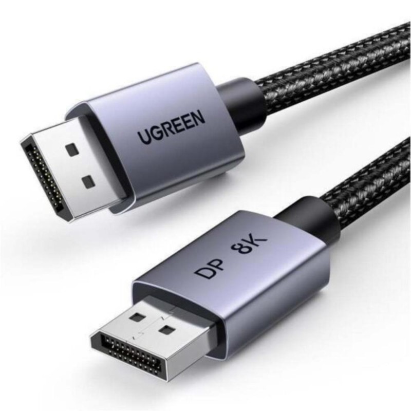 Ugreen DisplayPort 1.4 Cable DP120 8K 60Hz 32.4Gbps 1m black (25903) (UGR25903)