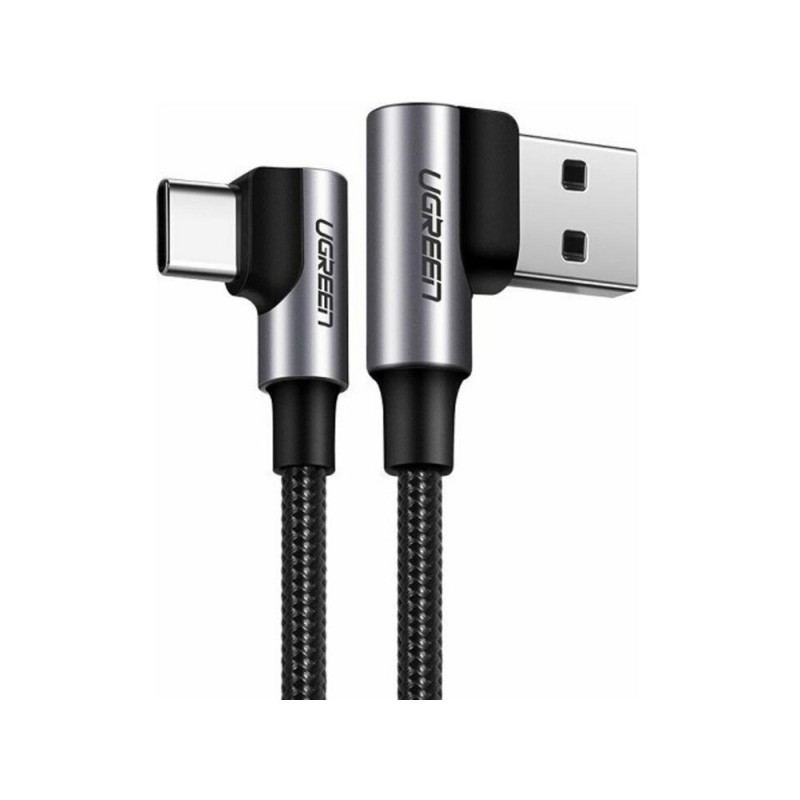 Ugreen Angle cable USB to USB-C US176 3A 2m black (20857) (UGR20857)