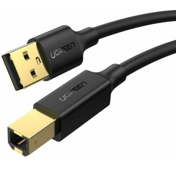Ugreen US135 USB 2.0 A-B printer cable gold plated 2m black (20847) (UGR20847)