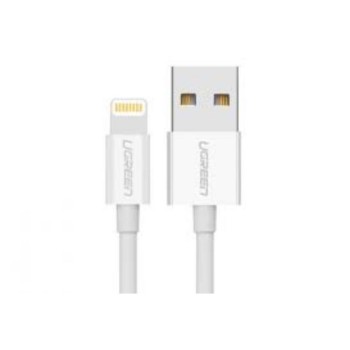 Ugreen Nickel plated Lightning Cable MFi 1m white (20728) (UGR20728)