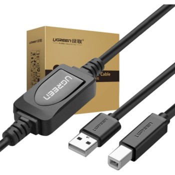 Ugreen Active USB 2.0 A-B US122 to printer 15m black (10362) (UGR10362)