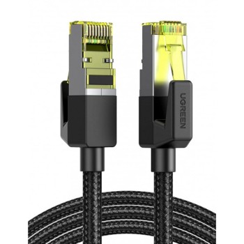 Ugreen NW150 Cat 7 F/FTP Braid Ethernet RJ45 Cable 5m black (80425B) (UGR80425B)