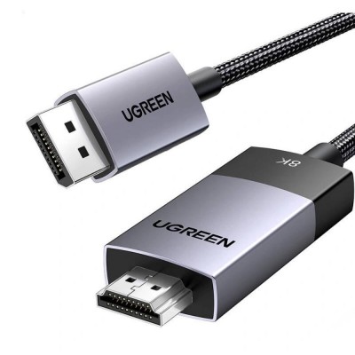 Ugreen DisplayPort to HDMI cable DP115 8k 60 Hz 1m black (80395) (UGR80395)