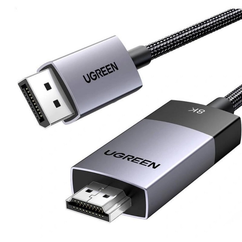 Ugreen DisplayPort to HDMI cable DP115 8k 60 Hz 1m black (80395) (UGR80395)