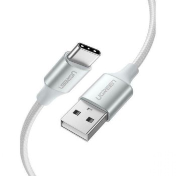 Ugreen Nickel-plated USB-C cable QC3.0 1m white (60131) (UGR60131)