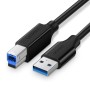 Ugreen Printer Cable USB 3.0 A-B US210 1m black (30753) (UGR30753)