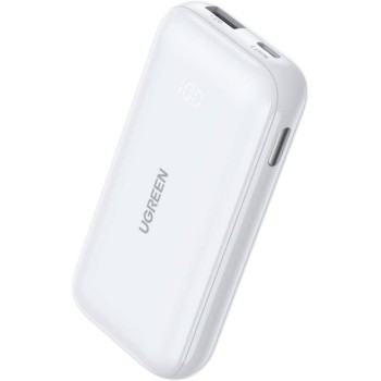Ugreen Powerbank 10000mAh Nexode PB501 USB + USB-C 30W PD biały (25189) (UGR25189)
