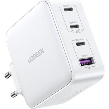 Ugreen Charger 15337 Nexode 3xUSB-C USB-A 3.0 PD3.0 QC4.0 GaN 100W white (15337) (UGR15337)