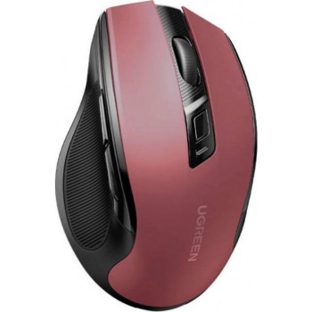 Ugreen Wireless mouse MU006 2.4 GHz + Bluetooth 5.0 red (25752) (UGR25752)