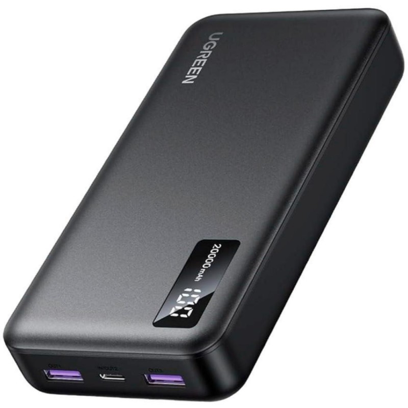 Ugreen Powerbank 20000mAh PB312 PD 20W czarny (25683) (UGR25683)
