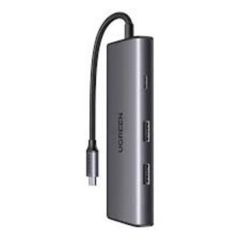 Ugreen Adapter 7w1 Hub USB do 2x USB-A 3.2 USB-C 3.2 SD/TF PD (15531) (UGR15531)
