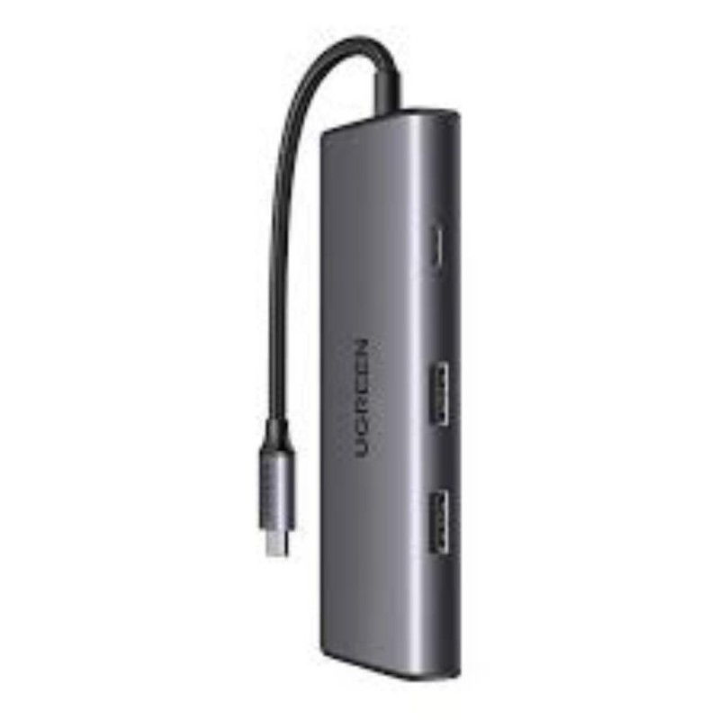 Ugreen Adapter 7w1 Hub USB do 2x USB-A 3.2 USB-C 3.2 SD/TF PD (15531) (UGR15531)
