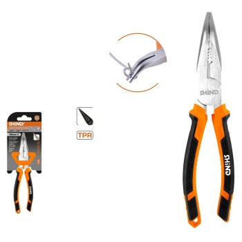 Shind Μυτοτσιμπιδο Κυρτο Με Μονωση 160mm (SHI-94019) (SHI94019)