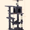 Feandrea Cat Tower, Height 143 cm, up to 4 Cats, σκούρο γκρί (PCT161G01) (FEAPCT161G01)