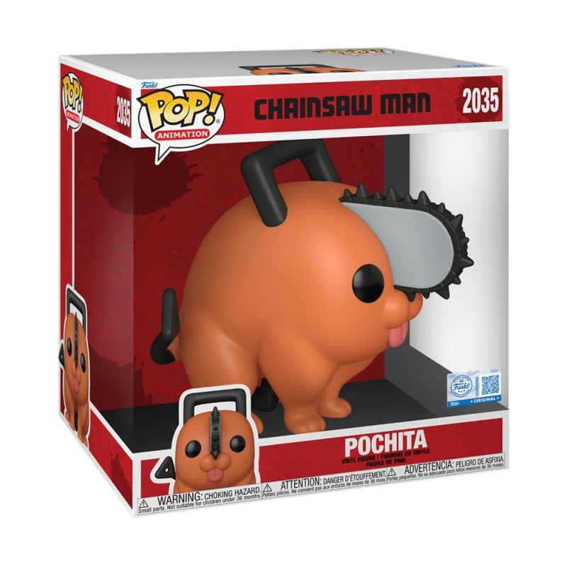 Funko Pop! Animation: Chainsaw Man - Pochita #2035 Supersized (FNK83979)