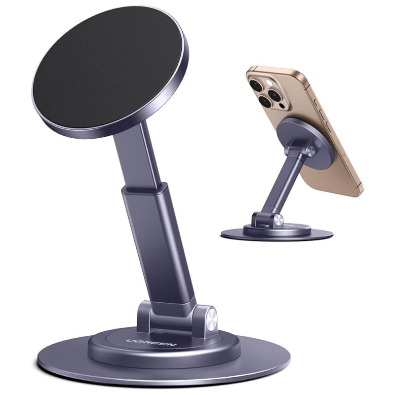 Ugreen LP862 ματζέντα βάση για smartphone ή tablet περιστρεφόμενη μαύρο (65229) (UGR65229)