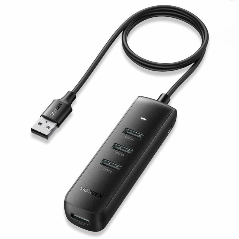 Ugreen Adapter CM416 4in1 USB to 4x USB 1m black (80657B) (UGR80657B)