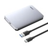 Ugreen Hard disk enclosure 2 5" SATA HDD / SSD CM300 6 Gbps USB-C 3.1 Gen2 gray (70498) (UGR70498)