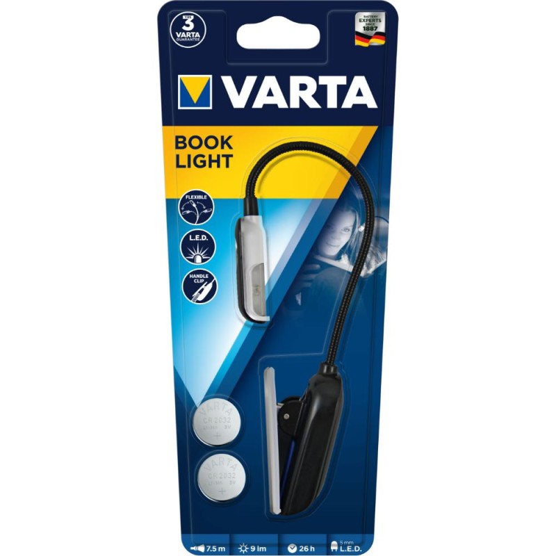 Varta LED Flashlight for reading books 2xCR2032 16618 (VART15116)