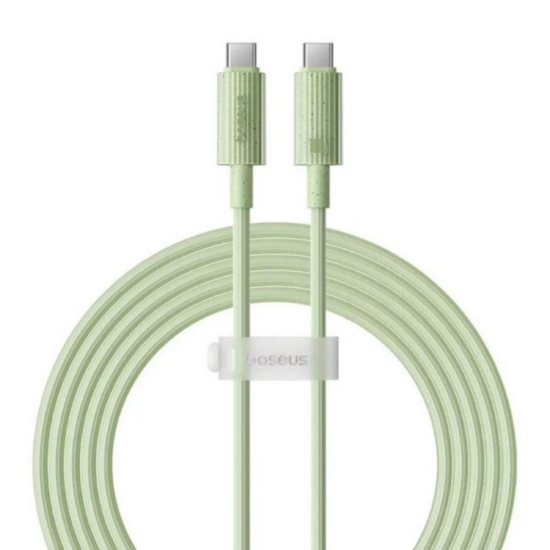 Baseus Fast Charging cable USB-C to USB-C Habitat Series 2m 100W green (P10360202631-01) (BASP10360202631-01)