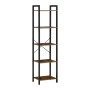 Homcom Βιβλιοθήκη Industrial Style Με 5 Ράφια 40x30x154cm (838-162) (HOM838-162)