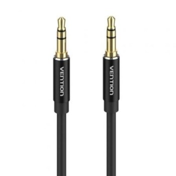 VENTION 3.5mm Male to Male Audio Cable 5M Black Aluminum Alloy Type (BAXBJ) (VENBAXBJ)