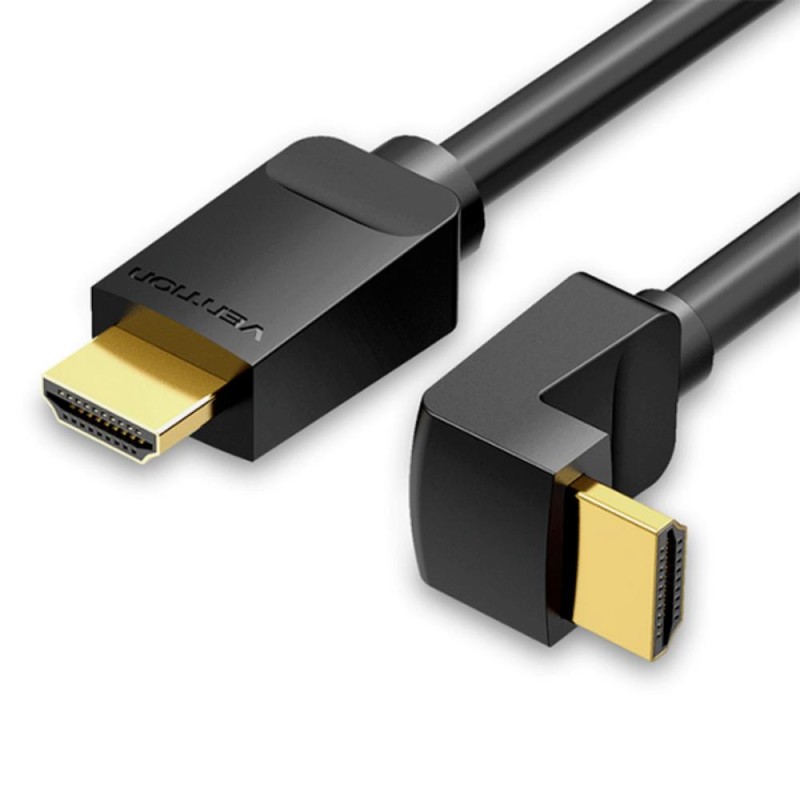 VENTION HDMI Right Angle Cable 90° 2M Black (AARBH) (VENAARBH)