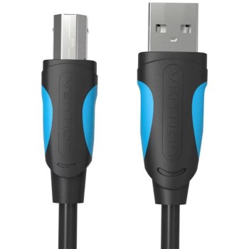 VENTION USB 2.0 A Male to B Male Print Cable with 2*Ferrite Core 10M Black (VAS-A16-B1000) (VENVAS-A16-B1000)