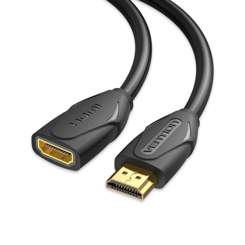 VENTION HDMI Extension Cable 1.5M Black (VAA-B06-B150) (VENVAA-B06-B150)