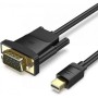 VENTION Mini DisplayPort Male to VGA Male Cable 2M Black (HFDBH) (VENHFDBH)