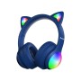 Kiddoboo Delulu Bluetooth Headphones Disco Blue (KBMS632BLU)