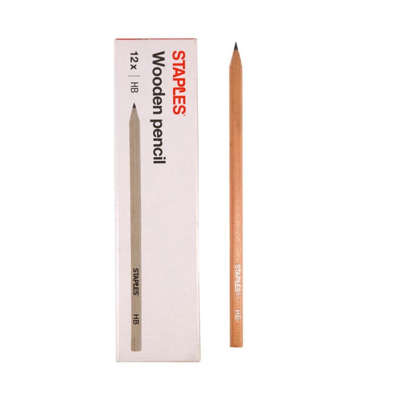 Staples 2650 Pencil Unvarnished HB (2650686) (STP2650686)
