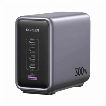 Ugreen CD333 Nexode 300W 5A 1 x USB-A - 4 x USB-C Gray (90903B) (UGR90903B)