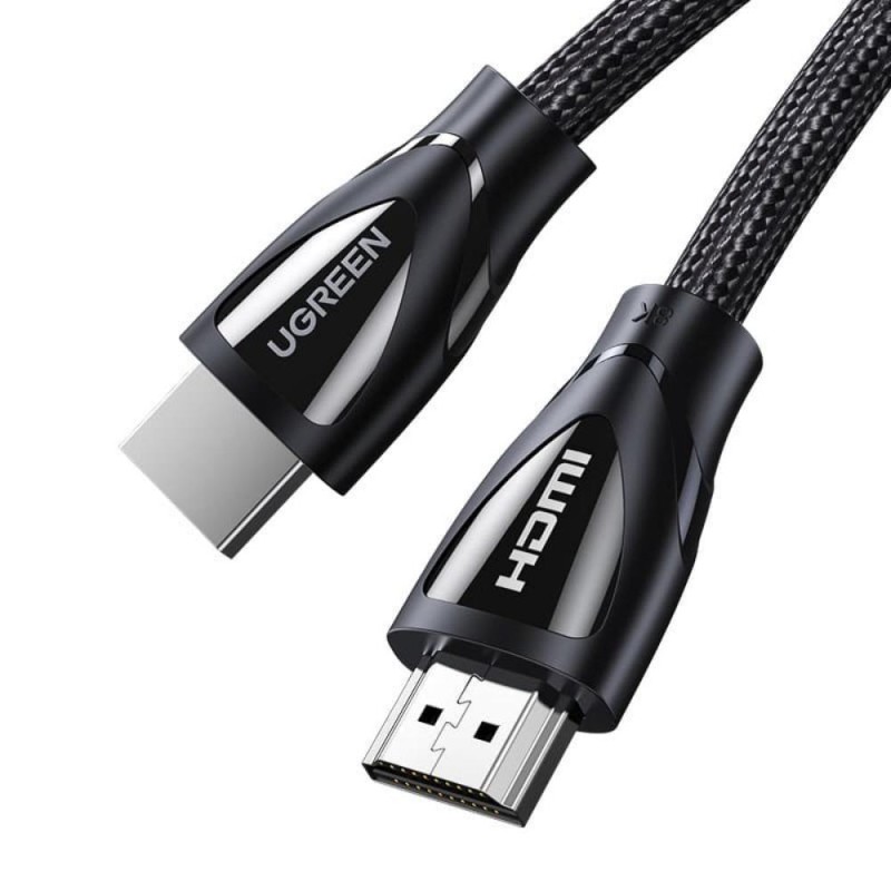 Ugreen HD140 HDMI 2.1 Braided Cable HDMI male - HDMI male 1.5m Black (19640) (UGR19640 )