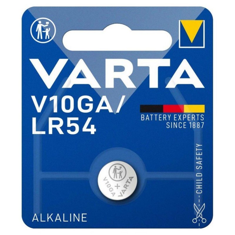 Varta Alkaline Battery AG10, L1131, LR1130, 189, V10GA, RW89, D189, LR54 Mini (VART16603)