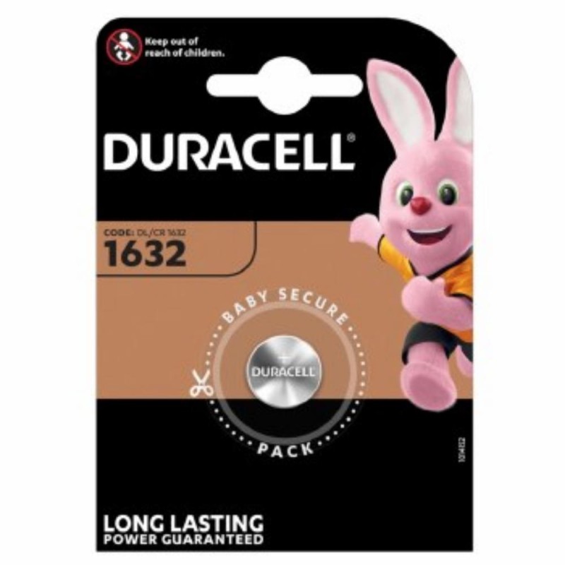 Duracell CR1632 DL1632 ECR1632 mini lithium battery (DUR18900)