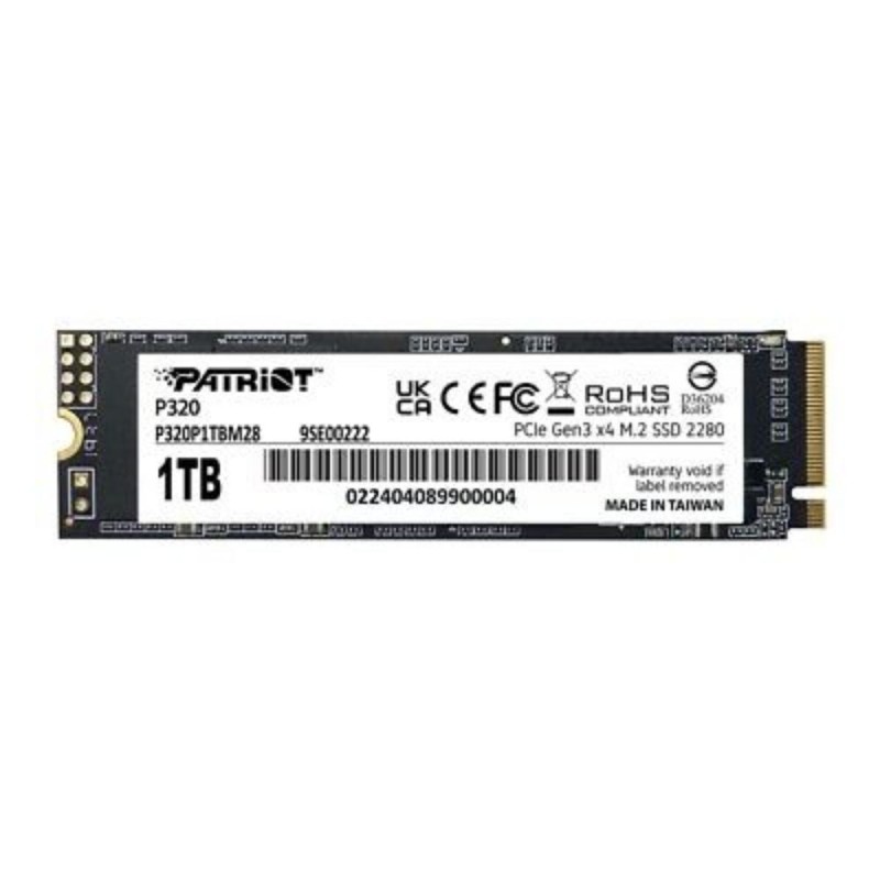Patriot P320 1 TB PCIe 3.0 x4 NVMe 1.3 M.2 2280 (P320P1TBM28) (PATRP320P1TBM28)
