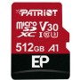 Patriot EP Series 512 GB microSDXC Red/Black UHS-I U3 Class 10 V30 A1 (PEF512GEP31MCX) (PATRPEF512GEP31MCX)