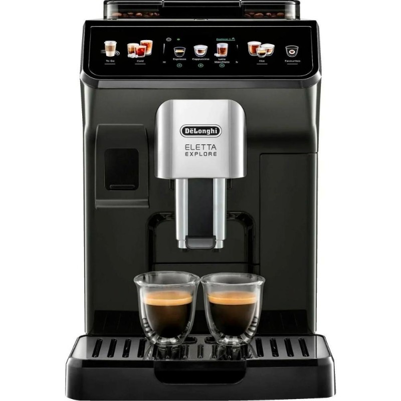 De'Longhi Eletta Explore Automatic Espresso Machine 1450W Black (ECAM450.55.G) (DLGECAM450-55-G)