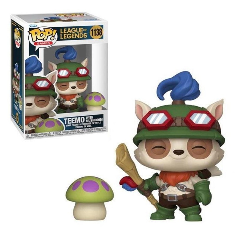 Funko Pop! Games: League of Legends - Teemo with Mushroom #1138 (FNK61137)