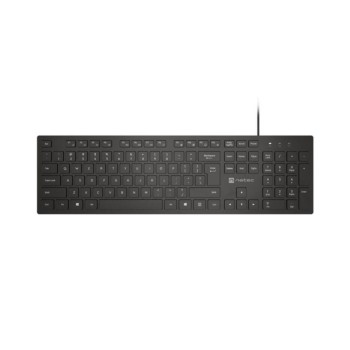 Natec Keyboard Herring Glow Us Black (NKL-2341) (NTCNKL-2341)