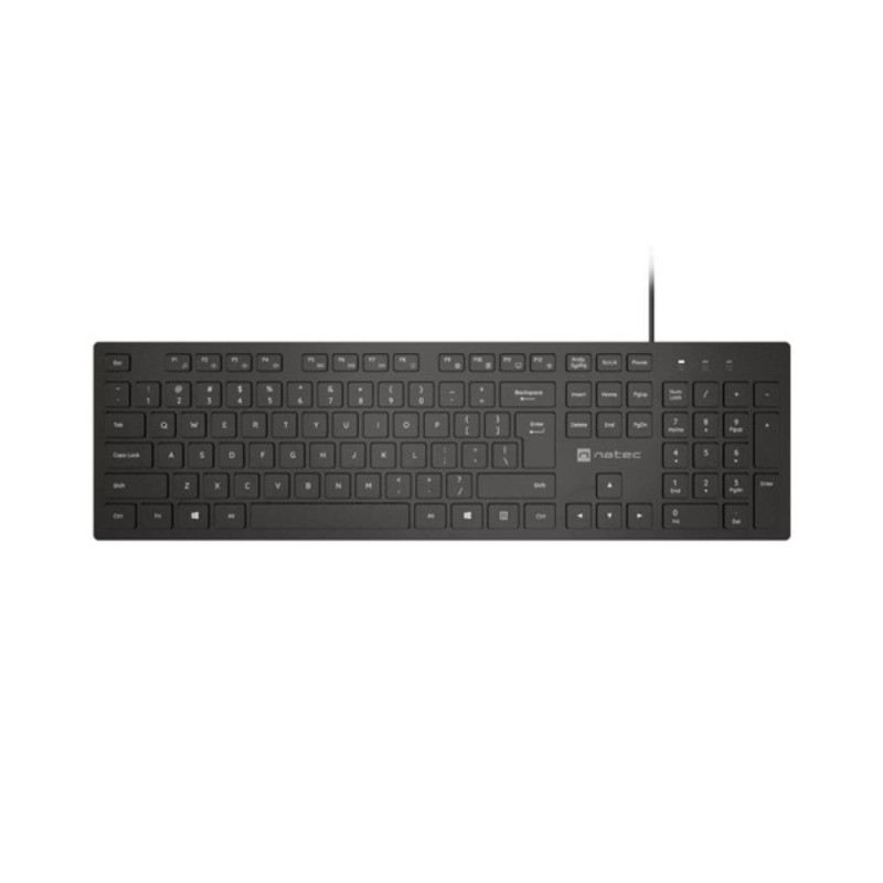 Natec Keyboard Herring Glow Us Black (NKL-2341) (NTCNKL-2341)