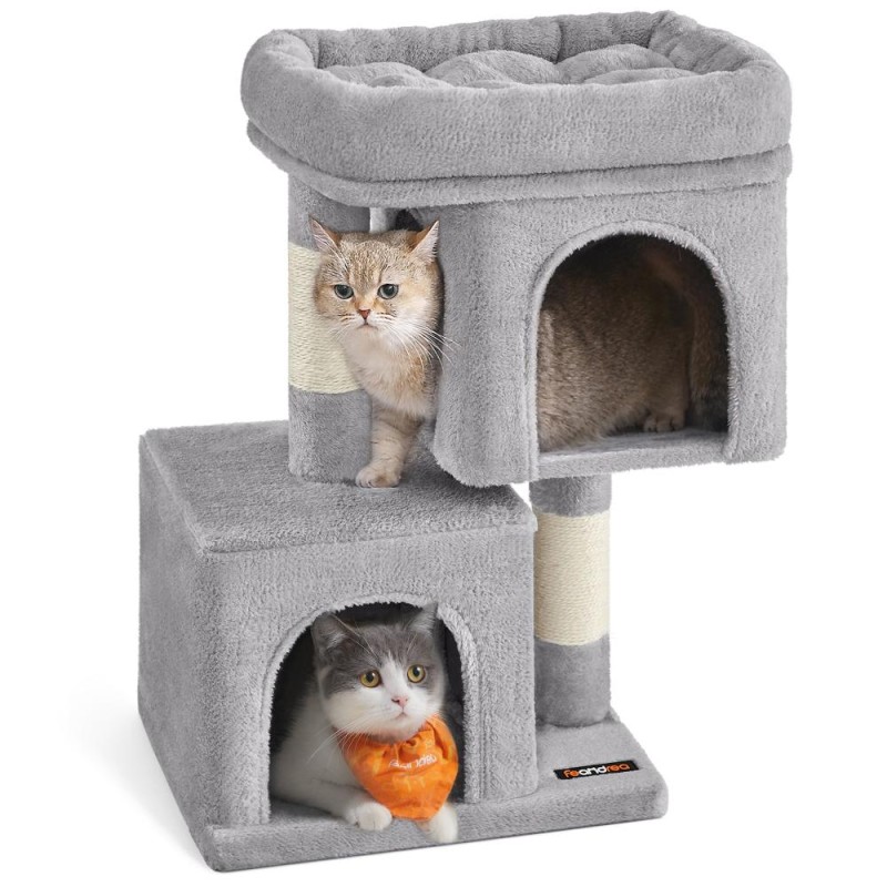 Feandrea Cat Tower, Height 67 cm, up to 2 small cats (PCT611W01) (FEAPCT611W01)