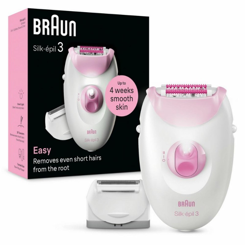 Braun Silk Epil 3 Αποτριχωτική Μηχανή Epilator για Σώμα & Μπικίνι (224963) (BRA224963)