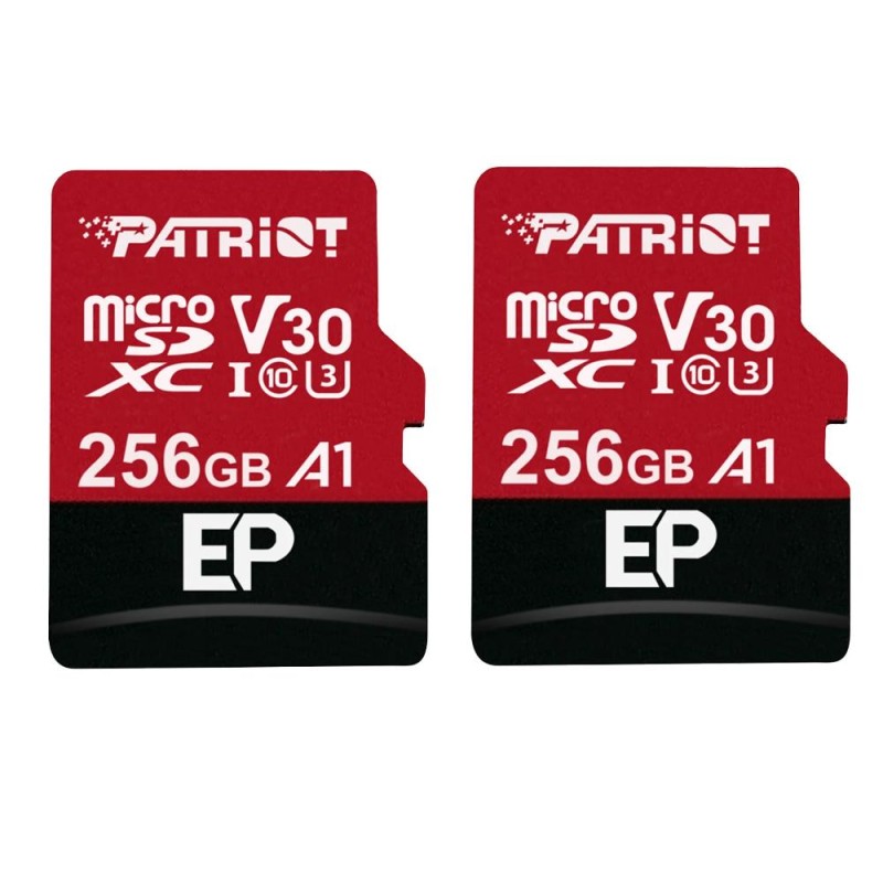 Patriot EP A2 Memory Card 512 GB MicroSDXC V30 U3 Class 10 (PEF512GEP32MCX) (PATRPEF512GEP32MCX)