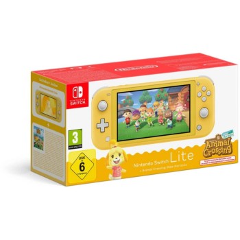 Nintendo Switch lite Console Animal Crossing Yellow (46069) (NIN46069)