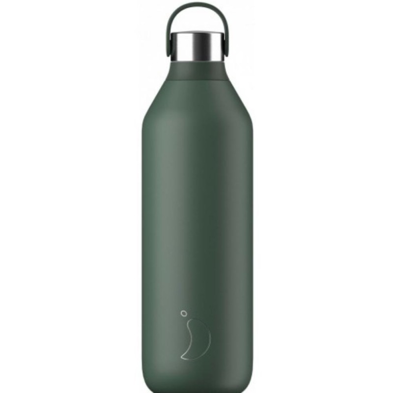 Chilly's Μπουκάλι Θερμός Series 2 Bottle Pine Green 1L 222-101 (222-101) (CHI222-101)