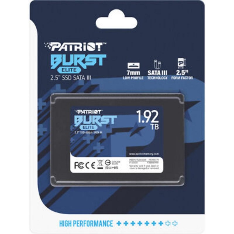 Patriot Burst Elite 192 TB Black SATA 6 Gb/s 25" (PBE192TS25SSDR) (PATRPBE192TS25SSDR)